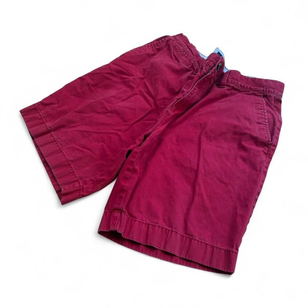 Tommy-hilfiger Men's Red and Burgundy Shorts